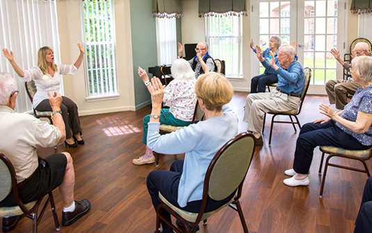 Chair Yoga for Seniors - Assisted Living Center