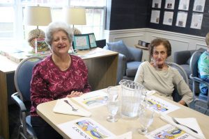 Independence Village residents at the recipe club