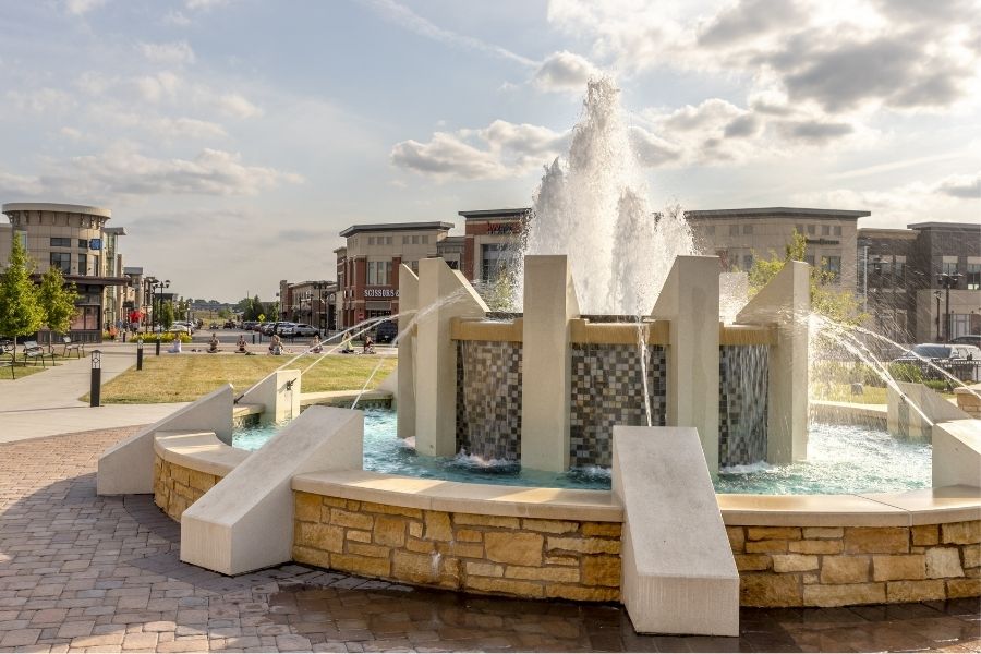 Ankeny Iowa fountain