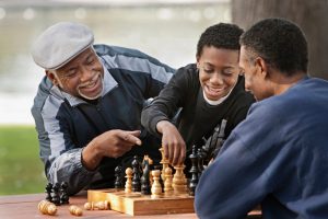 men playing chess