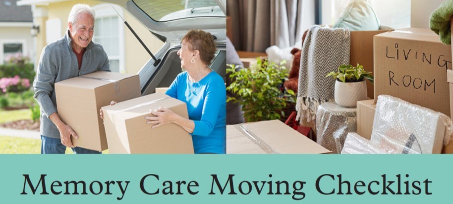 Moving checklist for someone with memory impairment 
