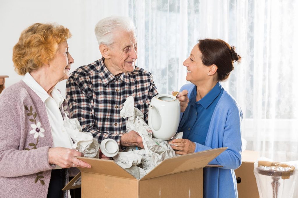 moving into a senior living community