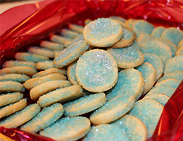 blue sugar cookies 