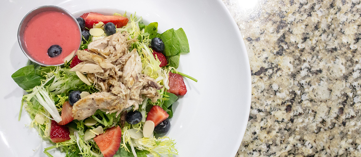 salad prepared by the Independence Village dining team