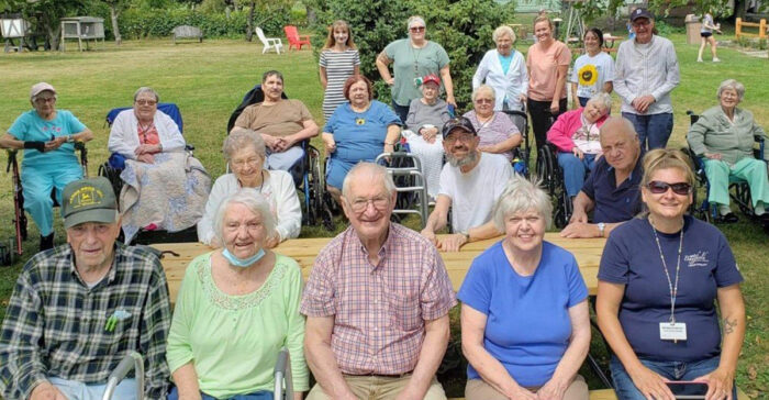 Leisure Living bayfield residents outside