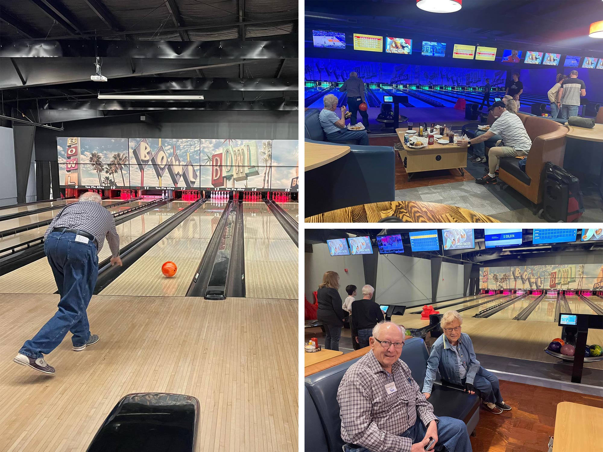 StoryPoint Residents at the bowling alley