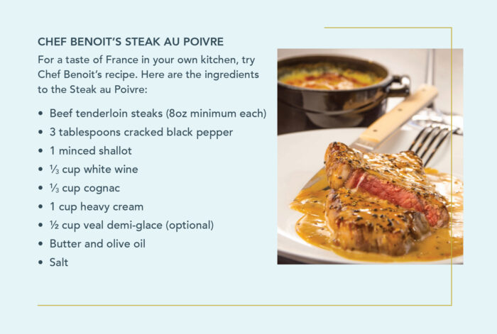 Chef Benoit's Steak Au Poivre Recipe