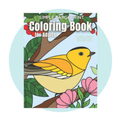 Coloring book for seniors