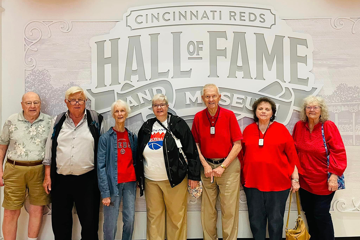 StoryPoint Group residents at the Cincinnati Reds Hall of Fame and Museum.