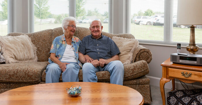 storypoint residents on a couch