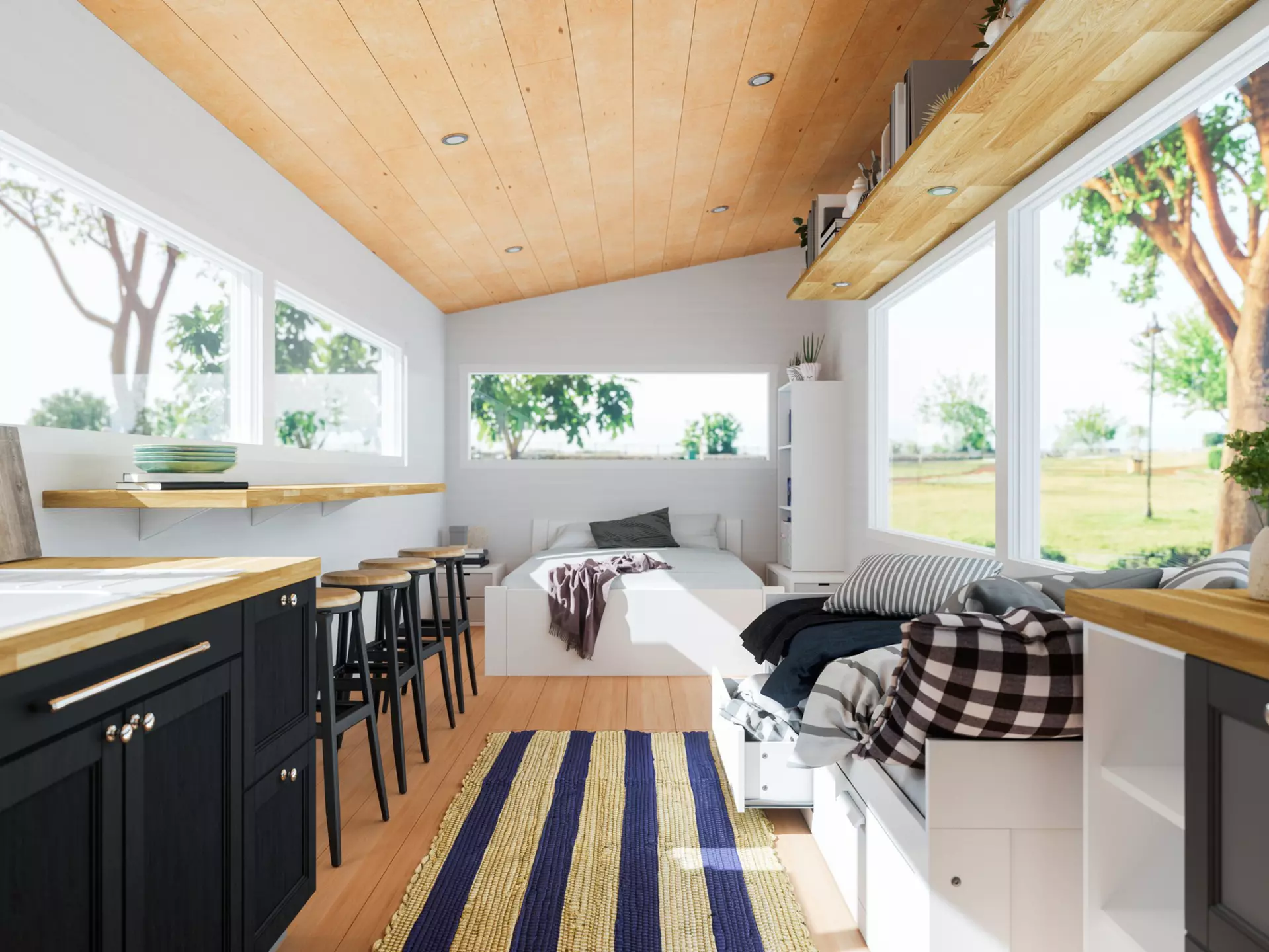 Interior Of A Tiny House